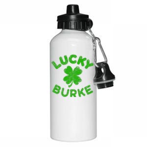 Burke Irish Family Saint Patrick's Day Irish Burke Aluminum Water Bottle