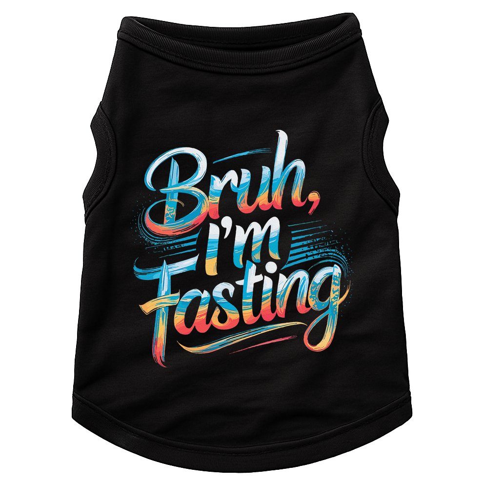 Brah Im Fasting Funny Ramadan Mubarak Gift Doggie Tank