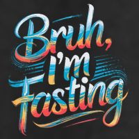 Brah Im Fasting Funny Ramadan Mubarak Gift Adult Drive Performance Visor