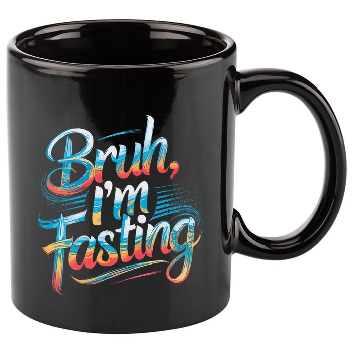 Brah Im Fasting Funny Ramadan Mubarak Gift 11oz C Handle Ceramic Mug