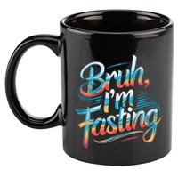 Brah Im Fasting Funny Ramadan Mubarak Gift 11oz C Handle Ceramic Mug