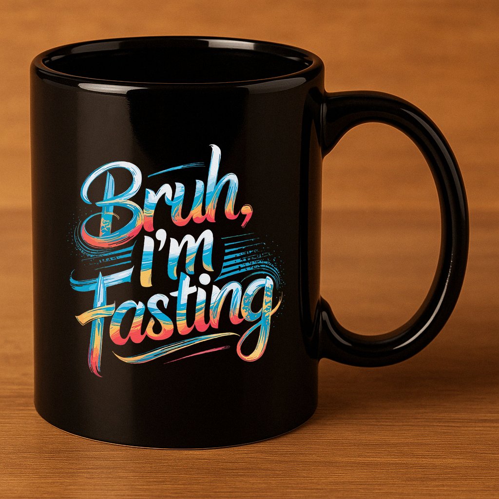 Brah Im Fasting Funny Ramadan Mubarak Gift 11oz C Handle Ceramic Mug