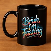 Brah Im Fasting Funny Ramadan Mubarak Gift 11oz C Handle Ceramic Mug