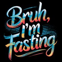 Brah Im Fasting Funny Ramadan Mubarak Gift Drawstring Bag
