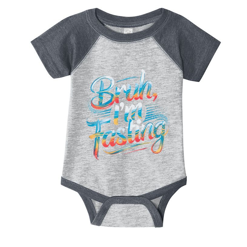 Brah Im Fasting Funny Ramadan Mubarak Gift Infant Baby Jersey Bodysuit