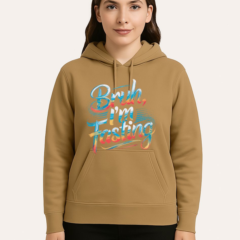 Brah Im Fasting Funny Ramadan Mubarak Gift Hoodie