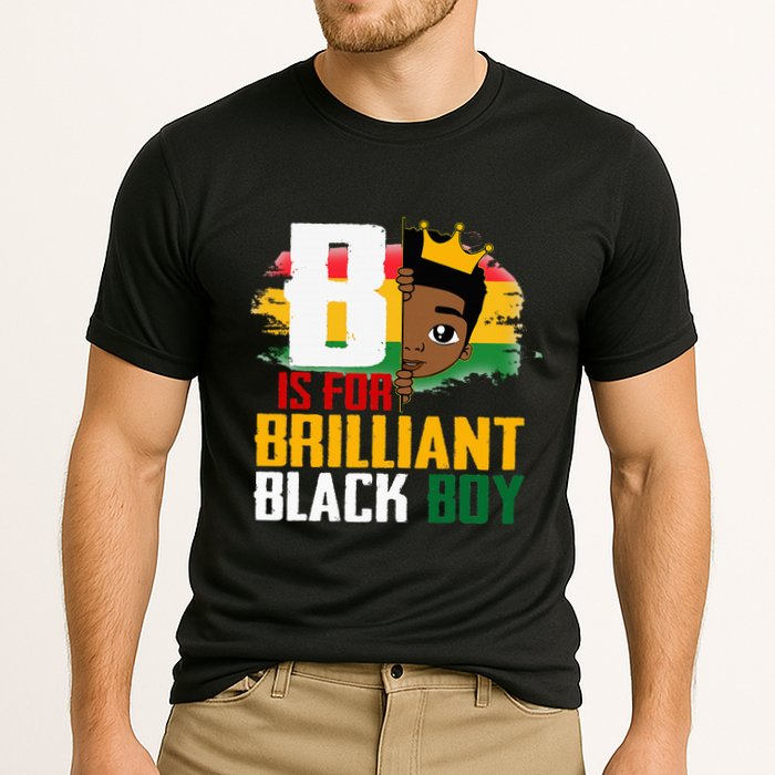 B Is For Brilliant Black BLM Pride Afro African Cooling Performance Crew T-Shirt