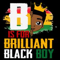 B Is For Brilliant Black BLM Pride Afro African Cooling Performance Crew T-Shirt