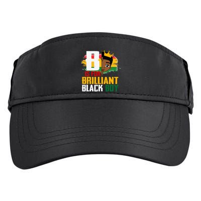 B Is For Brilliant Black BLM Pride Afro African Adult Drive Performance Visor