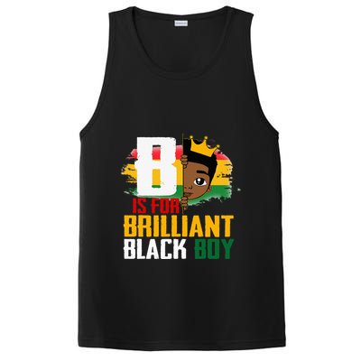B Is For Brilliant Black BLM Pride Afro African PosiCharge Competitor Tank
