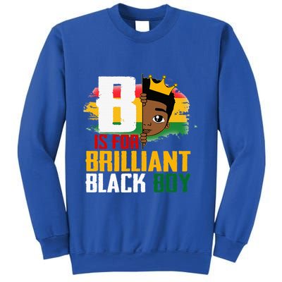 B Is For Brilliant Black BLM Pride Afro African Sweatshirt