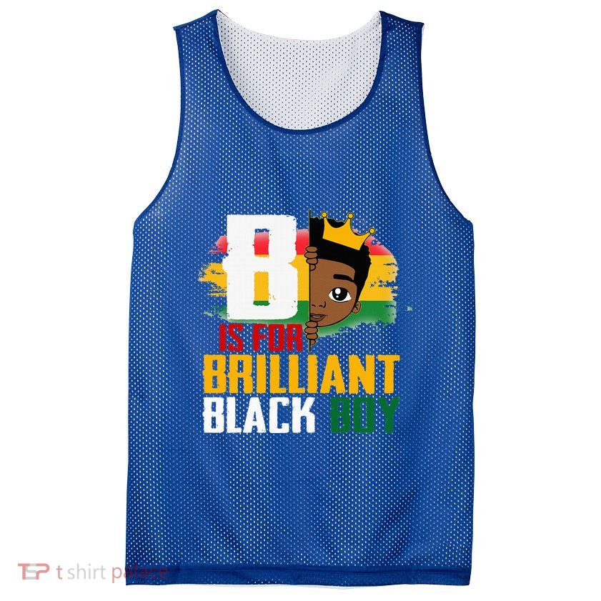 B Is For Brilliant Black BLM Pride Afro African Mesh Reversible Basketball Jersey Tank