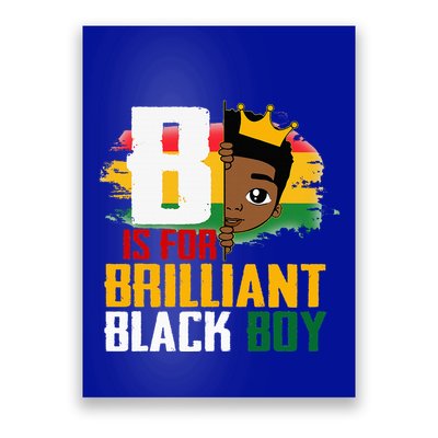 B Is For Brilliant Black BLM Pride Afro African Poster