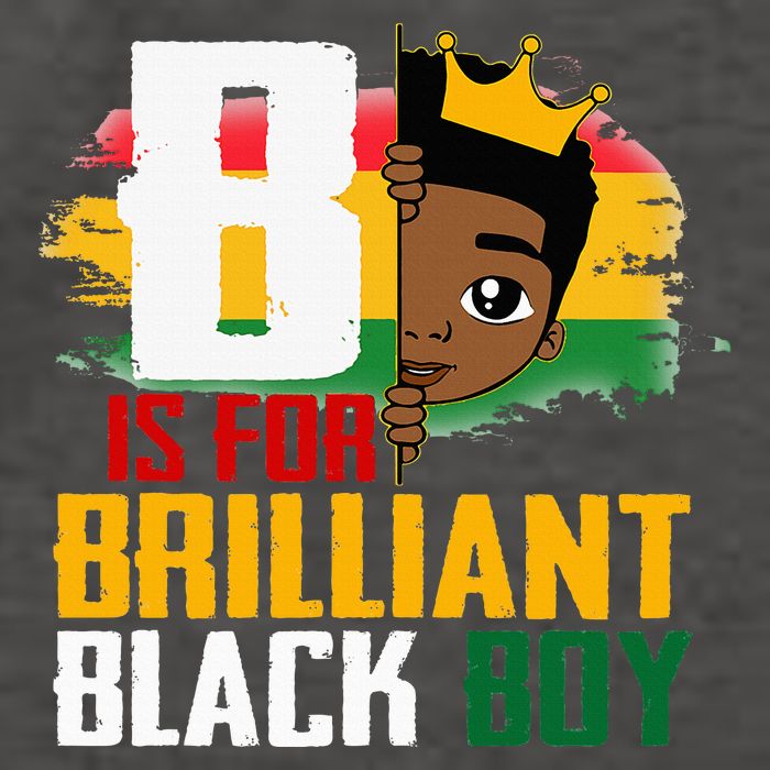 B Is For Brilliant Black BLM Pride Afro African Vector Backpack