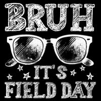 Bruh It'S Field Day Happy Field Day 7-Panel Snapback Hat