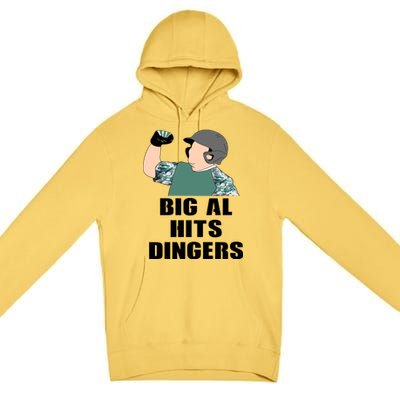 Big Al Hits Dingers Premium Pullover Hoodie