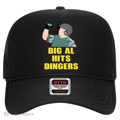 Big Al Hits Dingers High Crown Mesh Back Trucker Hat
