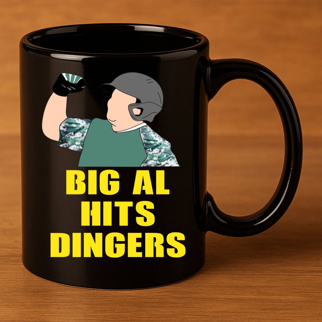 Big Al Hits Dingers 11oz C Handle Ceramic Mug