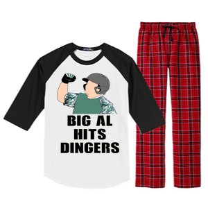 Big Al Hits Dingers Raglan Sleeve Pajama Set