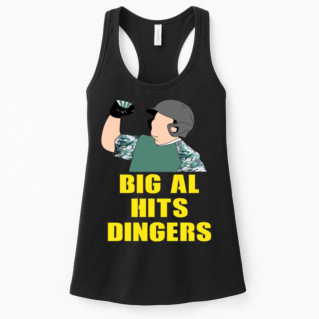 Big Al Hits Dingers Womens Tank Top