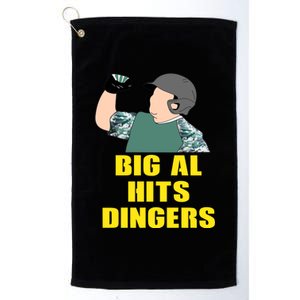 Big Al Hits Dingers Platinum Collection Golf Towel