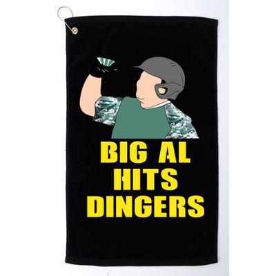 Big Al Hits Dingers Golf Towel