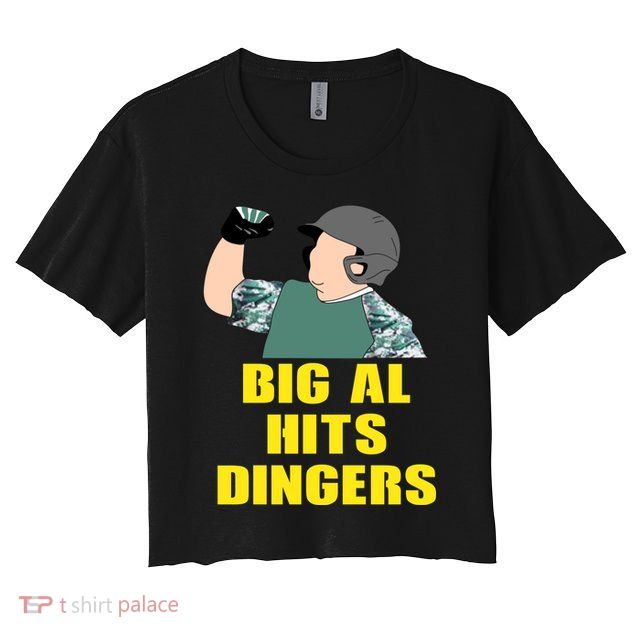 Big Al Hits Dingers Crop Top