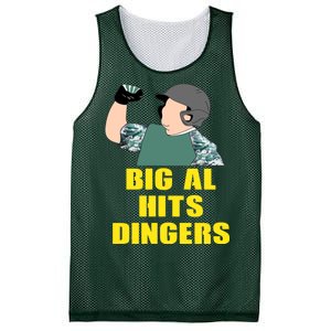 Big Al Hits Dingers Mesh Reversible Basketball Jersey Tank