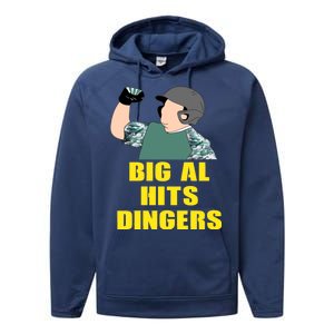 Big Al Hits Dingers Performance Fleece Hoodie