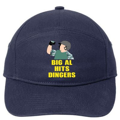 Big Al Hits Dingers 7-Panel Snapback Hat