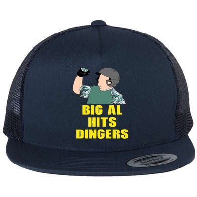 Big Al Hits Dingers Flat Bill Trucker Hat