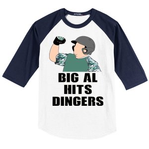 Big Al Hits Dingers Baseball Sleeve Shirt