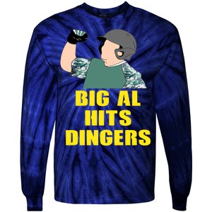 Big Al Hits Dingers Tie-Dye Long Sleeve Shirt