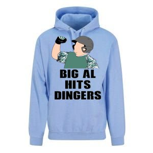 Big Al Hits Dingers Unisex Surf Hoodie