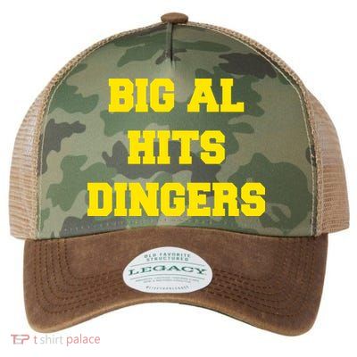 Big Al Hits Dingers Baseball Legacy Tie Dye Trucker Hat