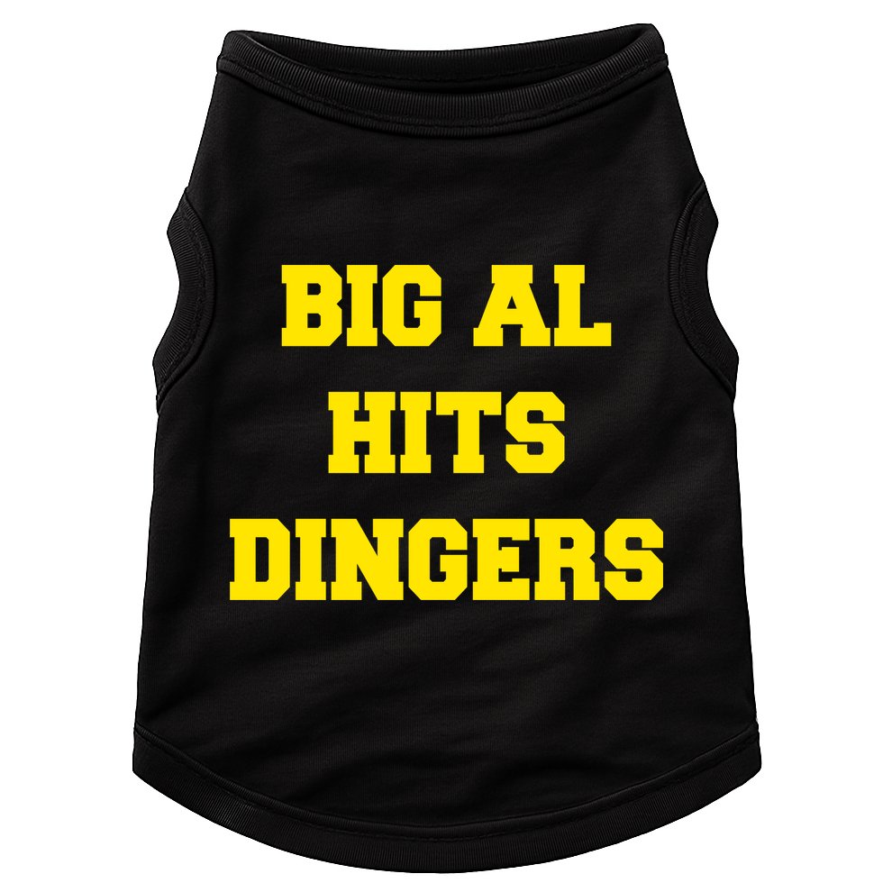 Big Al Hits Dingers Baseball Doggie Tank