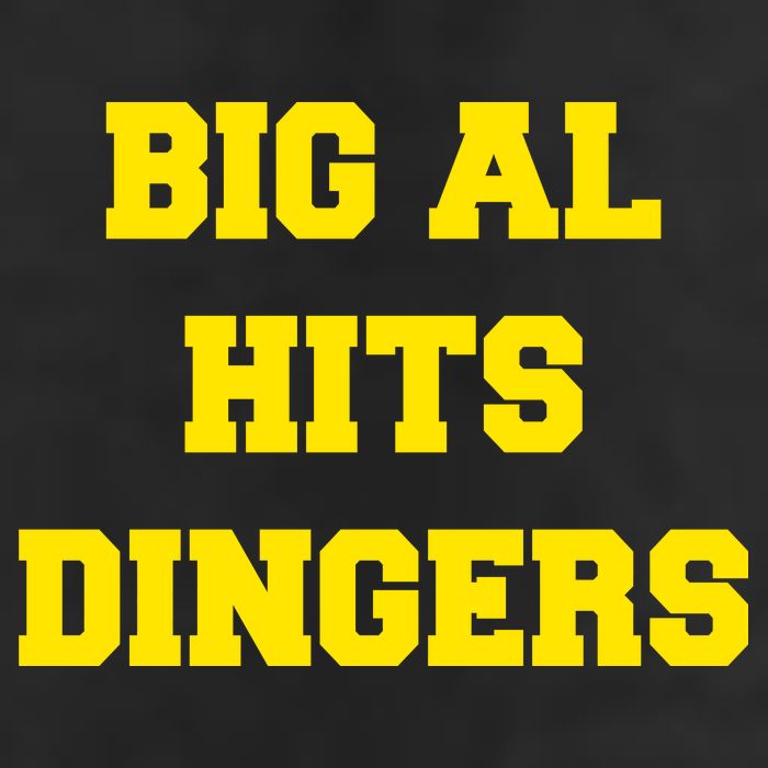Big Al Hits Dingers Baseball 11oz C Handle Ceramic Mug