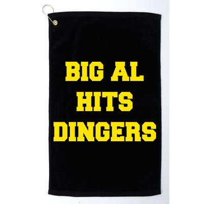 Big Al Hits Dingers Baseball Golf Towel