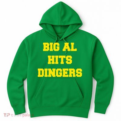 Big Al Hits Dingers Baseball Hoodie