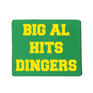 Big Al Hits Dingers Baseball Mousepad