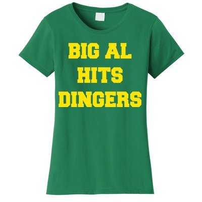 Big Al Hits Dingers Baseball Women's T-Shirt