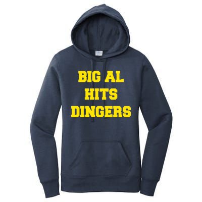 Big Al Hits Dingers Baseball Women's Pullover Hoodie