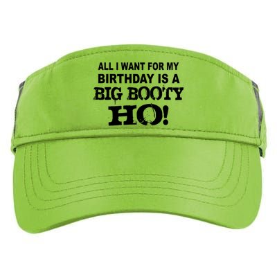 Big Booty Ho For My Birthday Adult Drive Performance Visor