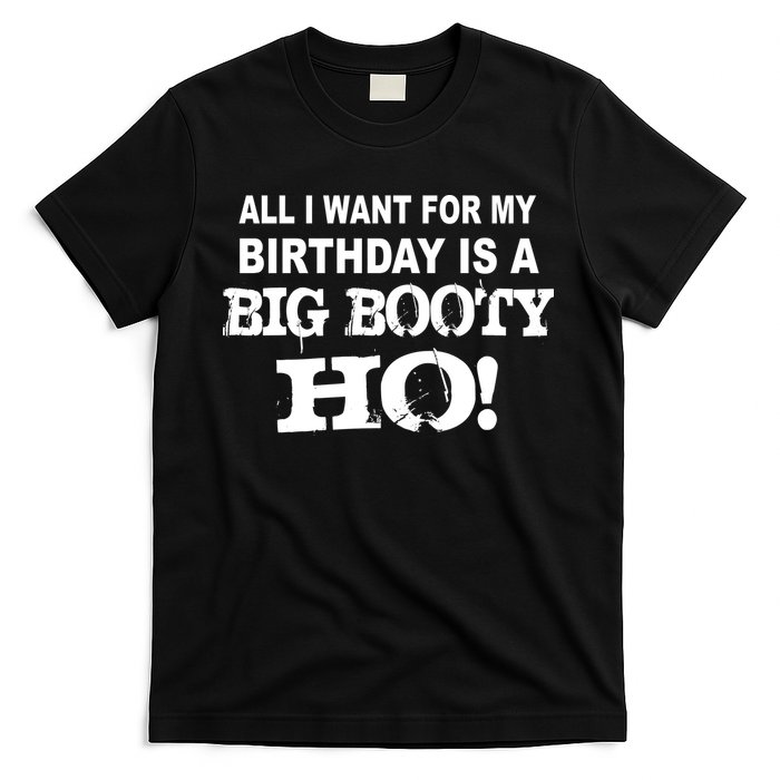 Big Booty Ho For My Birthday T-Shirt