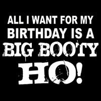 Big Booty Ho For My Birthday Baby Bodysuit