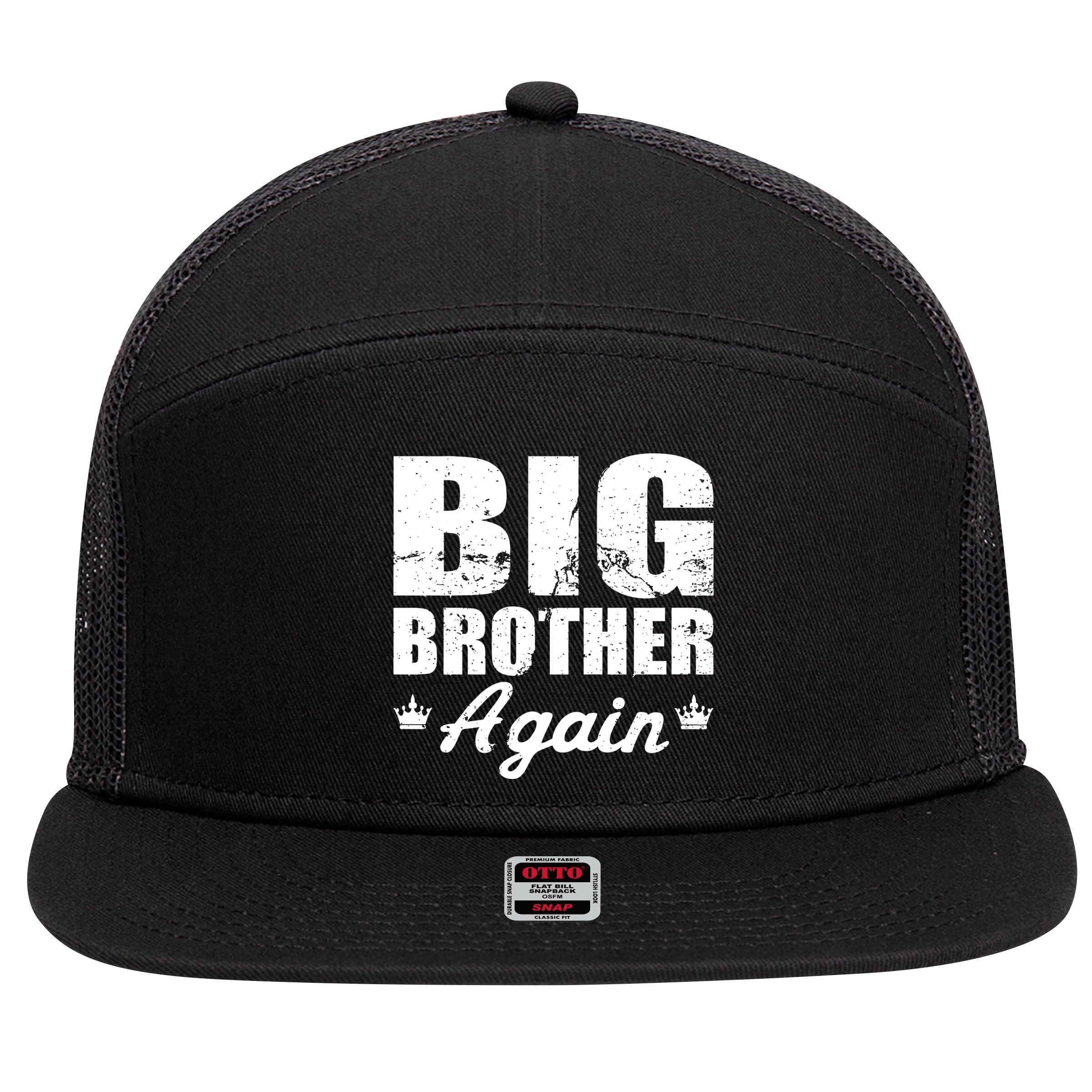Big Brother Again 7 Panel Mesh Trucker Snapback Hat