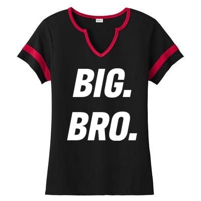 Big Brother Announcement Ladies Halftime Notch Neck Tee