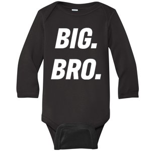 Big Brother Announcement Baby Long Sleeve Bodysuit