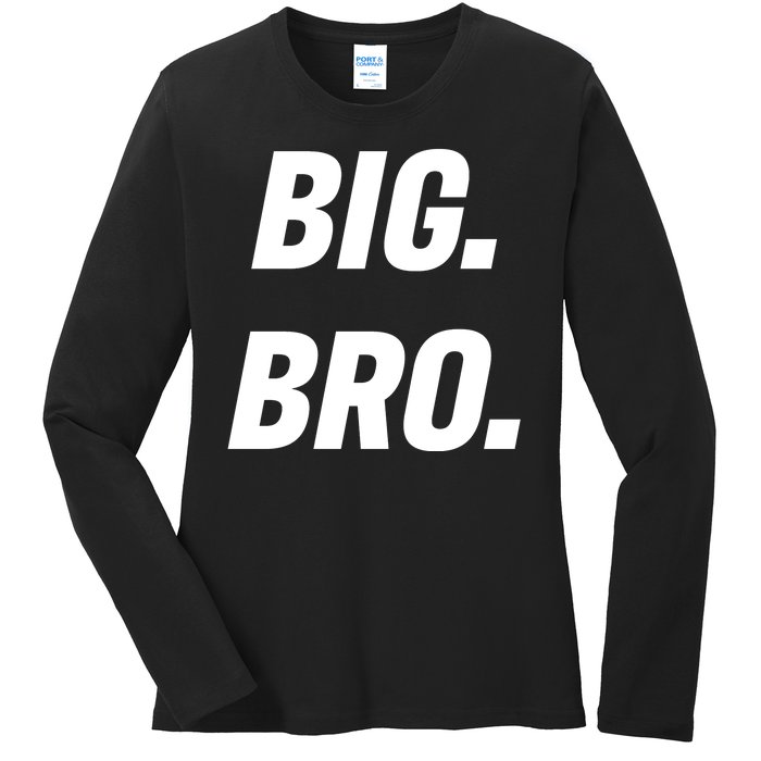 Big Brother Announcement Ladies Long Sleeve Shirt