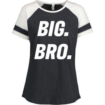 Big Brother Announcement Enza Ladies Jersey Colorblock Tee